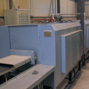 Conveyor belt steam treatment/Blackening furnace