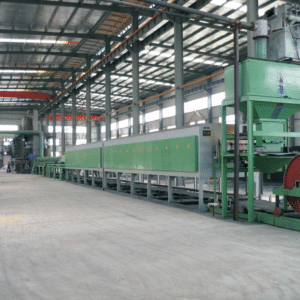Conveyor belt metal powder reduction furnace